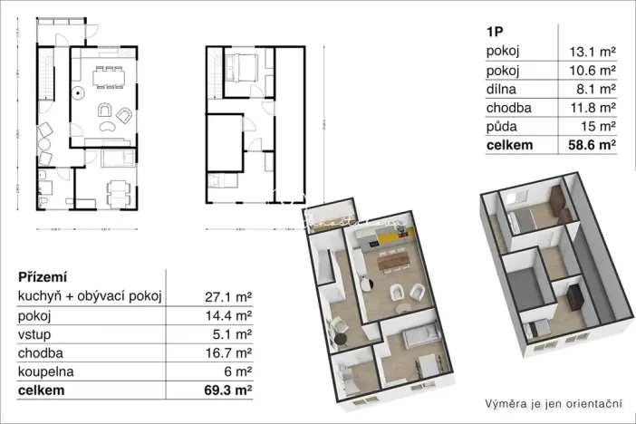 Prodej chalupy, Vítězná, 100 m2