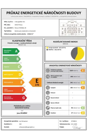 Pronájem bytu 2+kk, Peruc, U Koupaliště, 41 m2