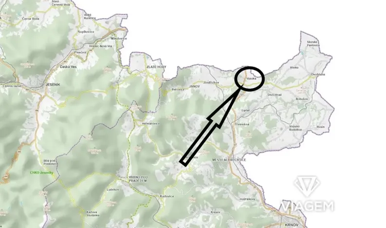 Prodej podílu zahrady, Vysoká, 1020 m2