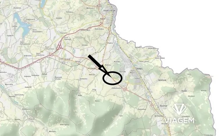 Prodej podílu komerčního pozemku, Třinec, 1788 m2