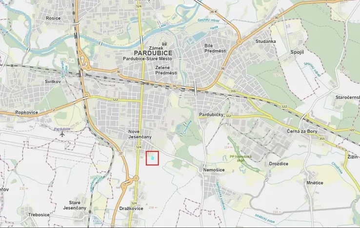 Prodej pole, Pardubice, 4294 m2