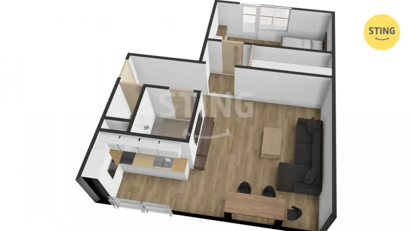 Prodej bytu 2+1, Olomouc, Foerstrova, 54 m2