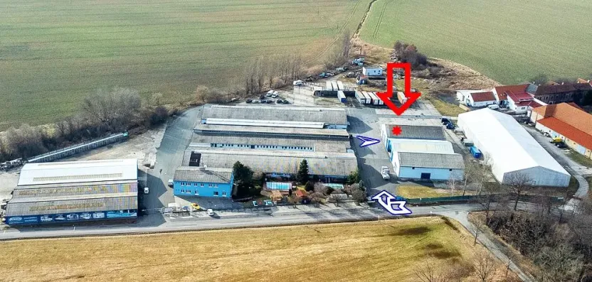 Pronájem skladu, Osov, 422 m2