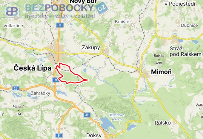 Prodej pozemku, Česká Lípa, 3162 m2