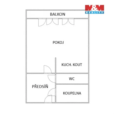 Prodej bytu 1+kk, Ostrava - Poruba, Francouzská, 30 m2