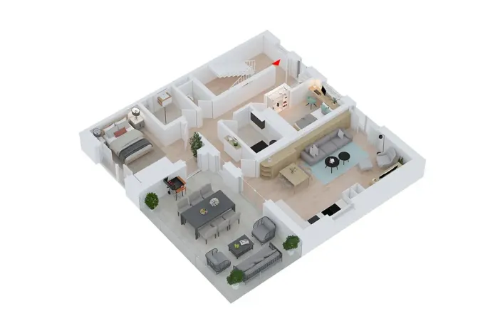 Prodej bytu 3+kk, Nebovidy, 76 m2