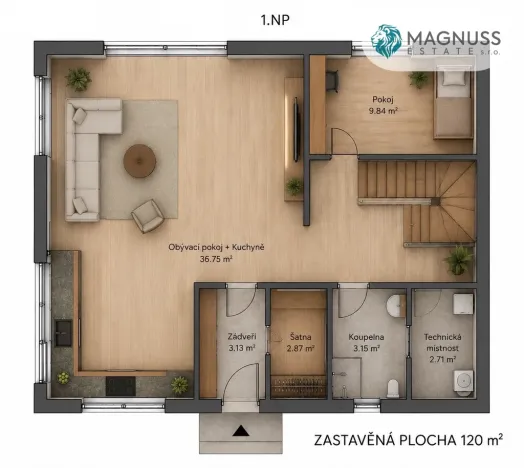 Prodej rodinného domu, Olomouc - Droždín, 105 m2