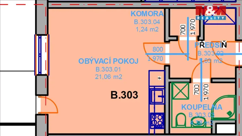 Pronájem bytu 1+kk, Strakonice, Jezerní, 31 m2