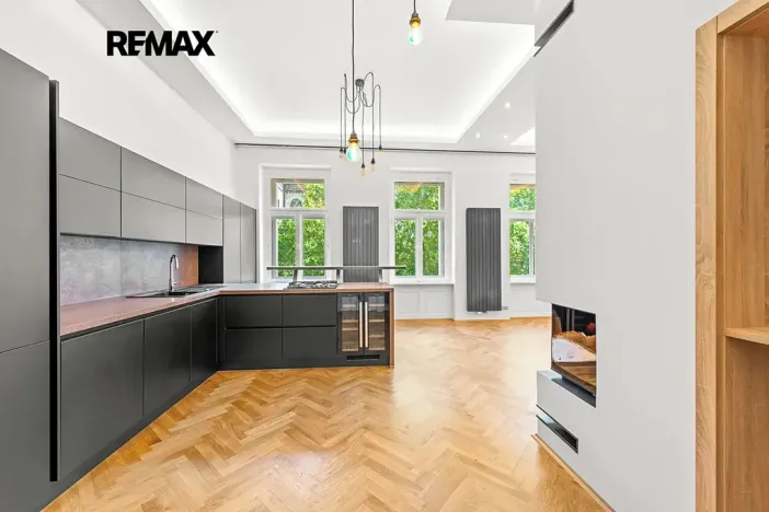 Prodej bytu 3+kk, Praha - Karlín, Peckova, 116 m2
