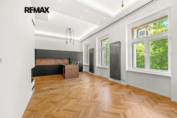 Prodej bytu 3+kk, Praha - Karlín, Peckova, 116 m2