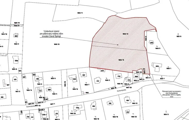 Prodej pozemku pro bydlení, Unhošť, Suchomlýnská, 12776 m2