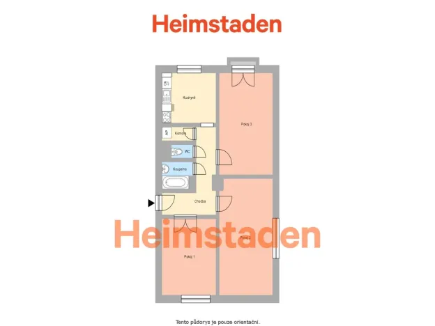 Pronájem bytu 3+1, Havířov - Město, Na Nábřeží, 73 m2