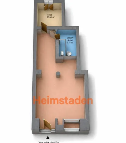 Pronájem obchodního prostoru, Havířov - Město, Hlavní třída, 40 m2