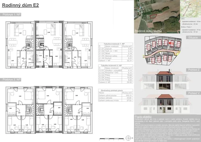 Prodej bytu 4+kk, Mořina, 106 m2