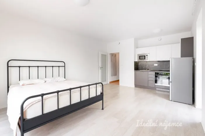 Pronájem bytu 1+kk, Praha - Lhotka, U Nového dvora, 31 m2