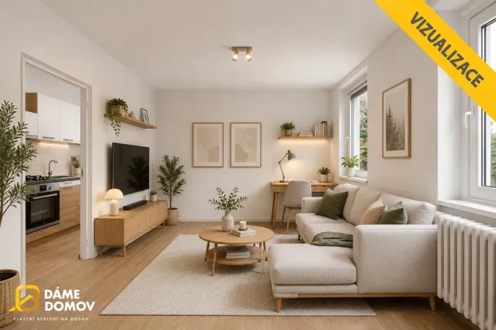 Prodej bytu 2+1, Uherský Ostroh - Ostrožské Předměstí, Sídliště, 54 m2