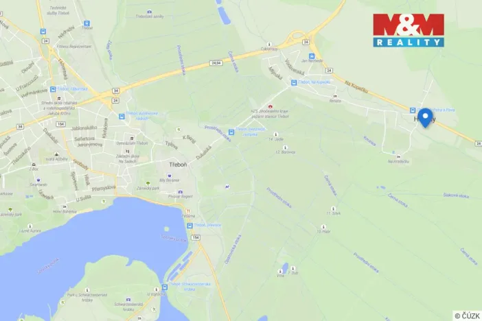 Prodej bytu 2+kk, Třeboň - Holičky, 42 m2