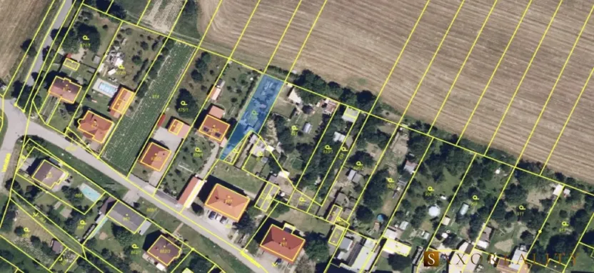 Prodej zahrady, Velký Újezd, Nechvátalova, 890 m2