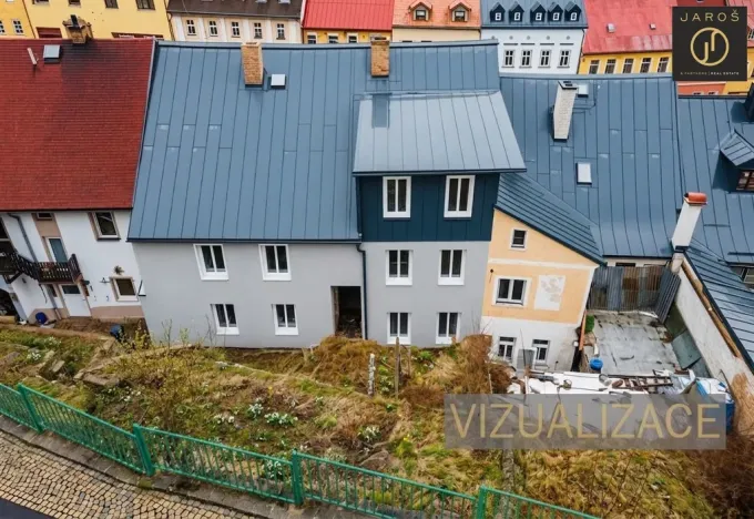 Prodej činžovního domu, Jáchymov, náměstí Republiky, 489 m2