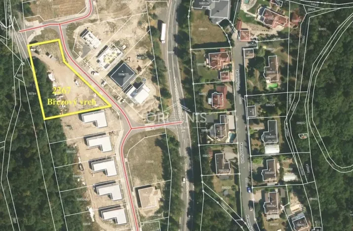 Prodej pozemku pro bydlení, Chomutov, Březový vrch, 2267 m2