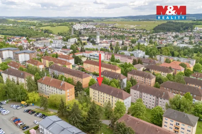 Prodej bytu 3+1, Tachov, Školní, 62 m2