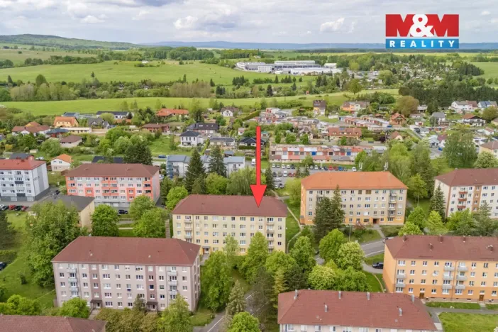 Prodej bytu 3+1, Tachov, Školní, 62 m2