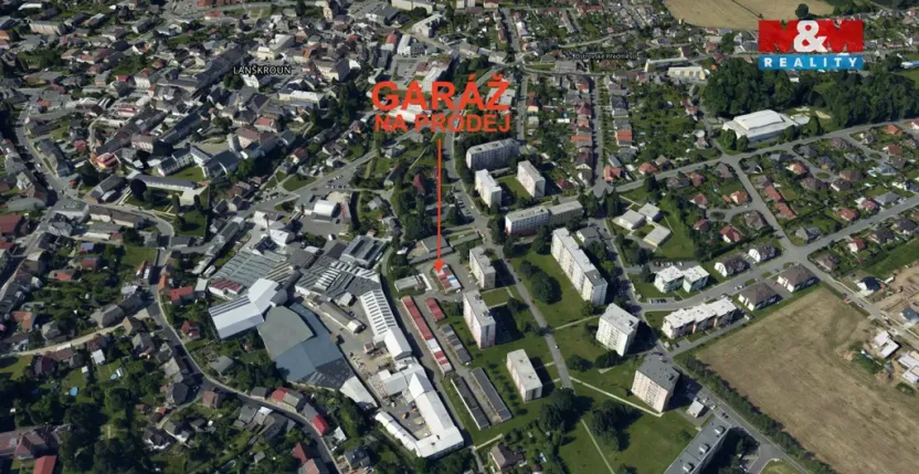Prodej garáže, Lanškroun - Ostrovské Předměstí, 21 m2