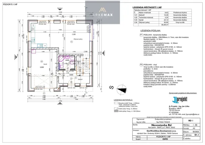 Pronájem rodinného domu, Staříč, 160 m2