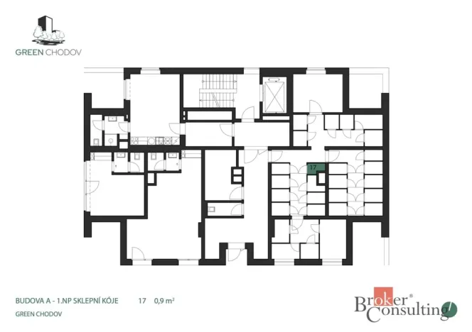 Prodej bytu 2+kk, Praha - Chodov, Klapálkova, 41 m2