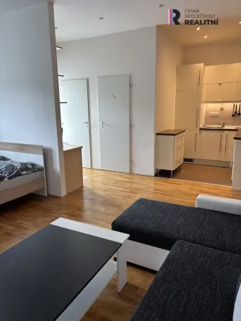 Pronájem bytu 1+kk, Praha - Nusle, Jaurisova, 35 m2