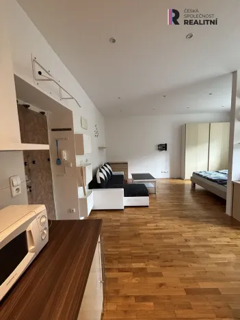 Pronájem bytu 1+kk, Praha - Nusle, Jaurisova, 35 m2
