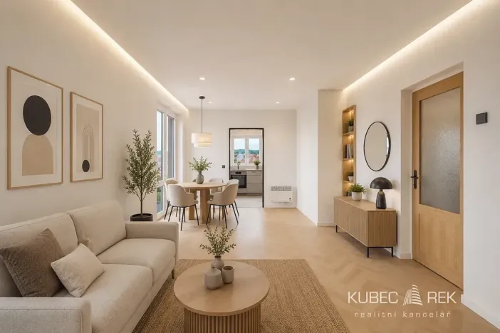 Prodej bytu 3+1, Mladá Vožice, Souhradí, 63 m2