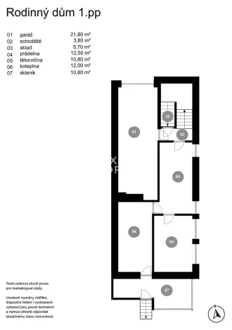 Prodej rodinného domu, Praha - Břevnov, U páté baterie, 278 m2