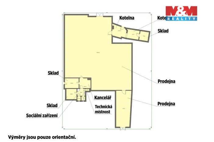 Prodej obchodního prostoru, Žlutice, Mlýnská, 845 m2