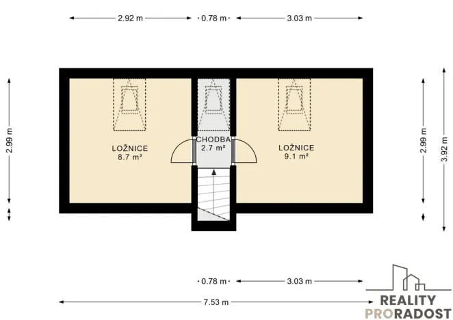 Pronájem bytu 4+1, Jihlava, Na Vyhlídce, 109 m2