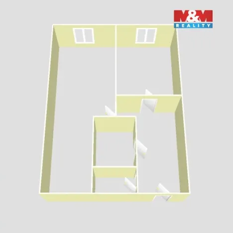 Pronájem bytu 2+kk, Lány, U lipky, 44 m2