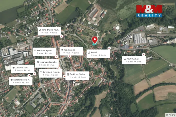 Prodej pozemku pro bydlení, Kouřim, Na Salabce, 12293 m2