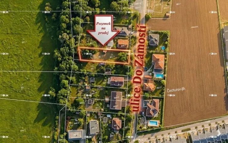 Prodej pozemku pro bydlení, Plzeň, 937 m2