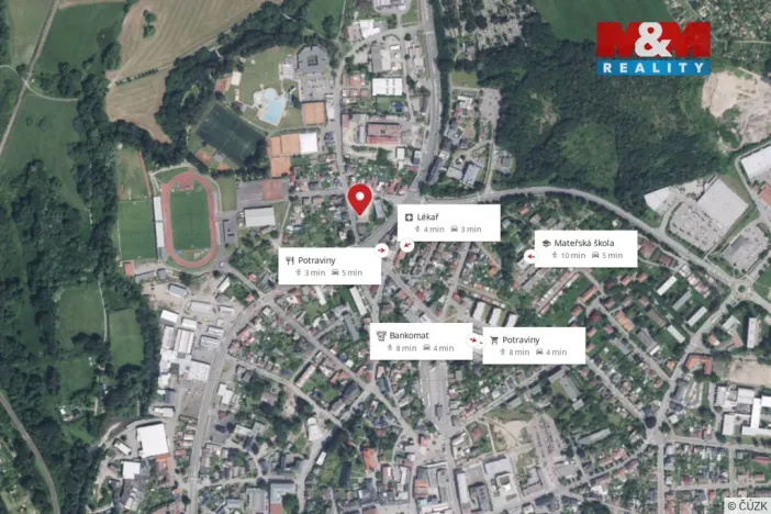 Pronájem bytu 3+kk, Ústí nad Orlicí, V Lukách, 62 m2