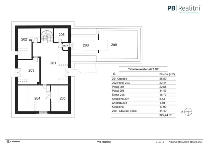Prodej rodinného domu, Roztoky, 522 m2