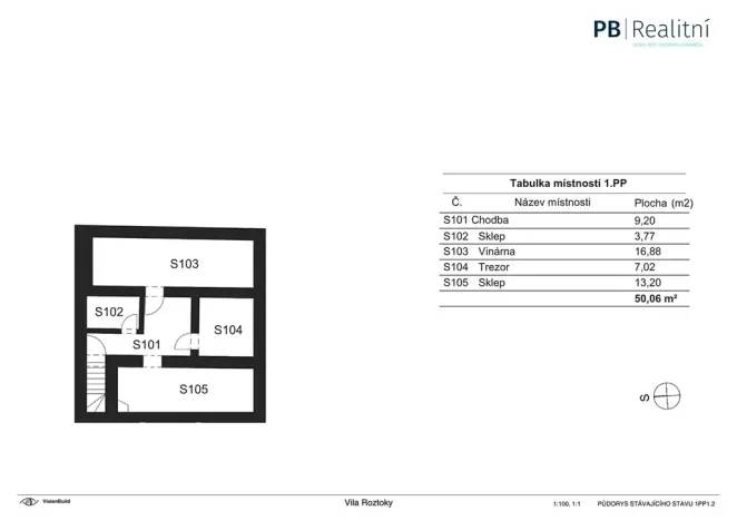 Prodej rodinného domu, Roztoky, 522 m2