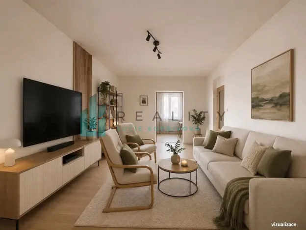Prodej bytu 4+1, Hodonín, třída Bří Čapků, 73 m2