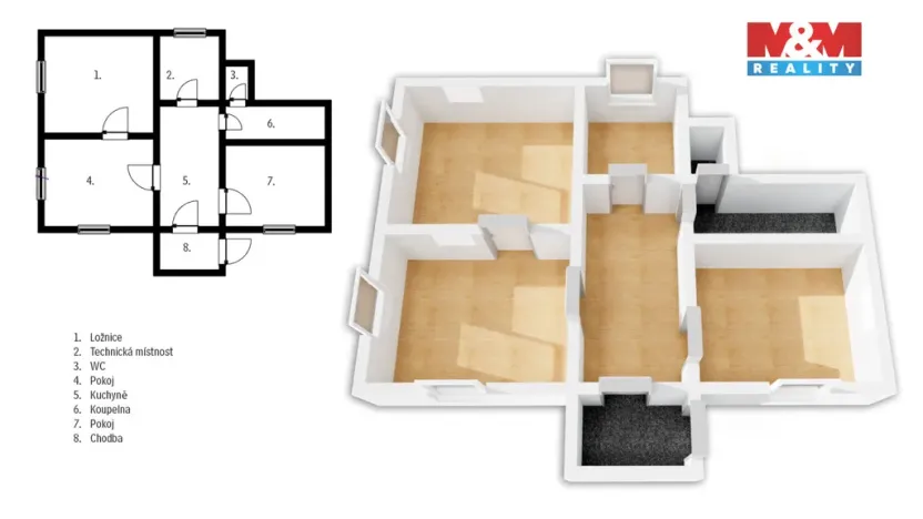 Prodej zemědělské usedlosti, Vrbice, 61 m2