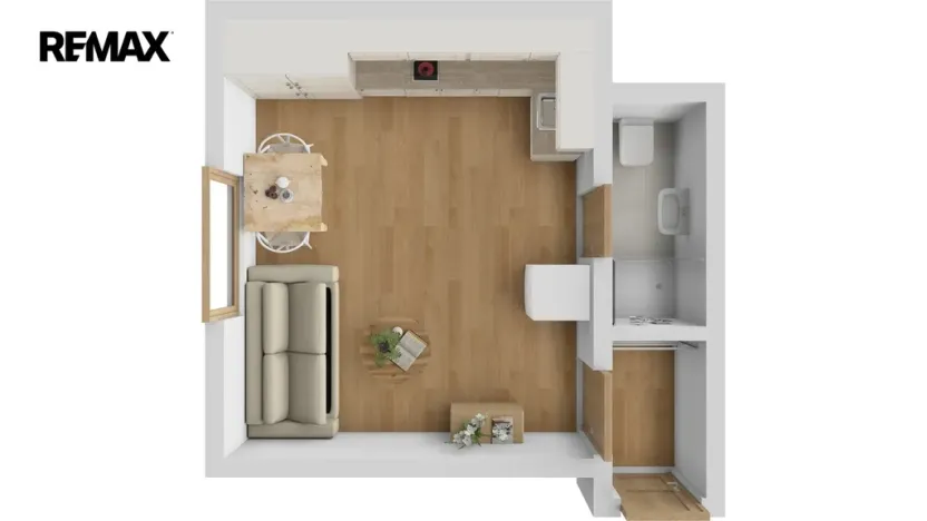 Pronájem bytu 1+kk, Hradec Králové - Pražské Předměstí, Jiřího Purkyně, 21 m2