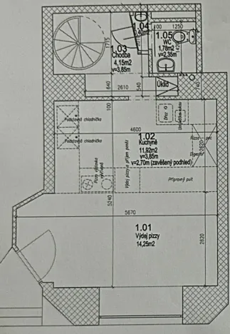 Pronájem restaurace, Praha - Vinohrady, Korunní, 65 m2