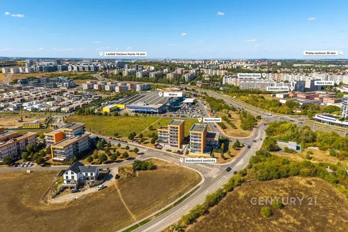 Prodej bytu 1+kk, Praha - Stodůlky, Na Výrovně, 39 m2