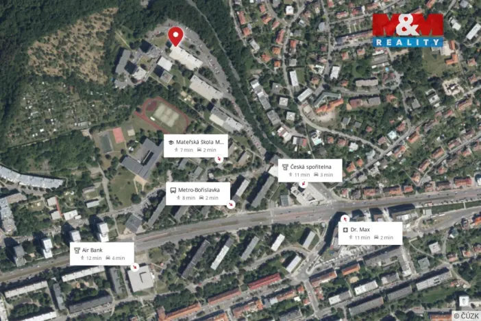 Prodej garážového stání, Praha - Vokovice, Tobrucká, 15 m2