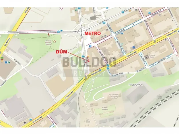 Pronájem bytu 2+kk, Praha - Libeň, Zenklova, 60 m2