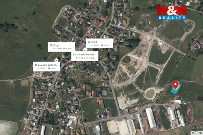 Prodej pozemku pro bydlení, Kolová, 1100 m2