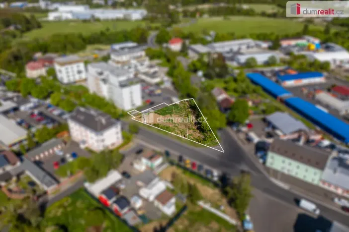 Prodej komerčního pozemku, Karlovy Vary, Dubová, 1547 m2